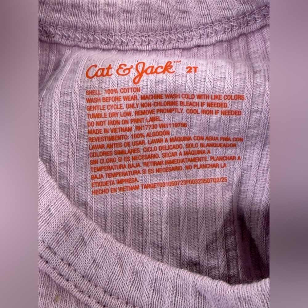 NWT Cat & Jack 2 piece set Girls 2t - Picture 3 of 3